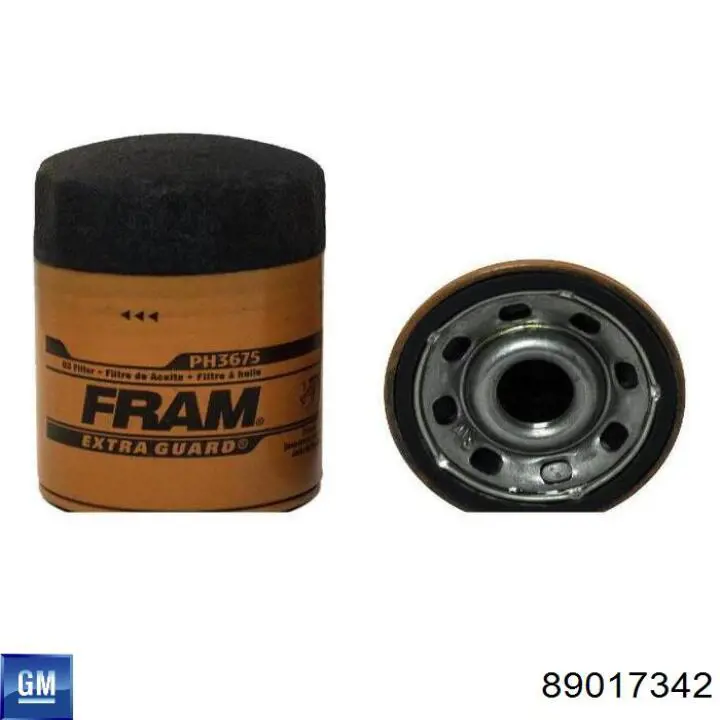 Масляний фільтр 89017342 General Motors