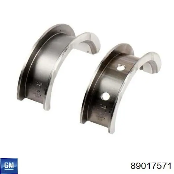 Вкладиші коленвала, корінні, комплект, стандарт (STD) General Motors 89017571 ціна, від 117.29 USD