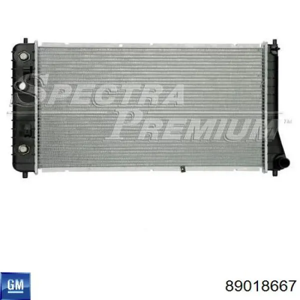 Купити 89018667 General Motors Радіатор двигуна