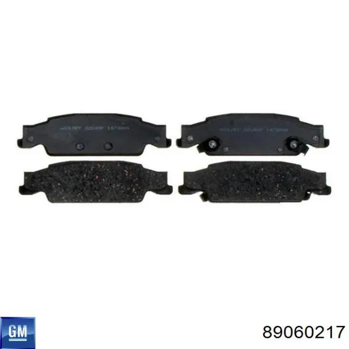 Купити 89060217 General Motors Задні колодки