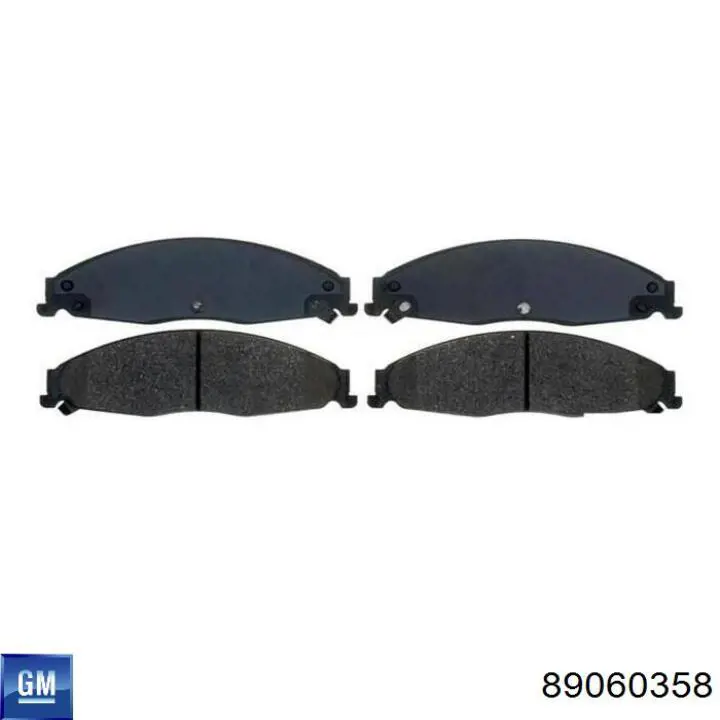 Гальмівні колодки General Motors 89060358 ціна, від 29.04 USD