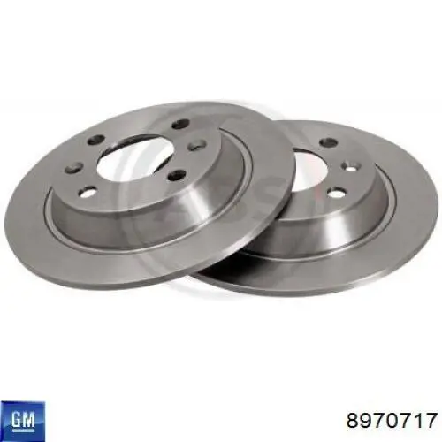 Купити 8970717 General Motors Диск заднього гальма