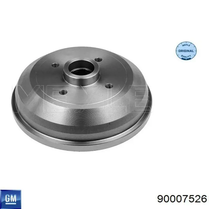 90007526 General Motors Барабан гальмівний задній