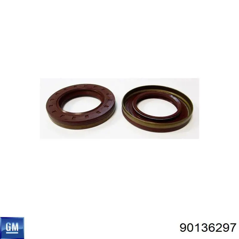 Сальник коленвала двигуна, передній General Motors 90136297 ціна, від 4.69 USD