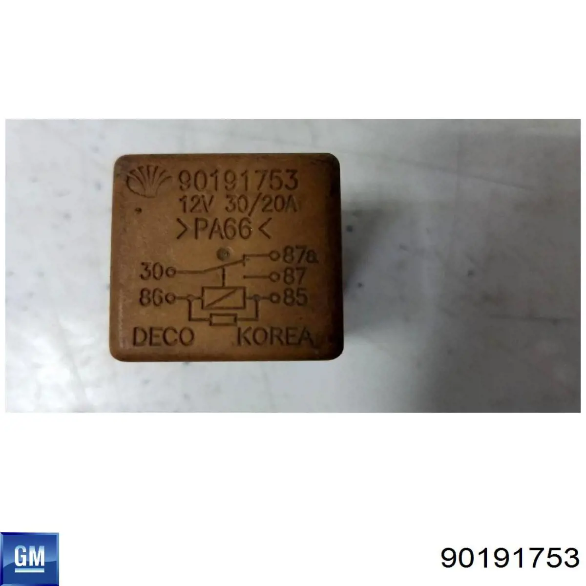 90191753 General Motors Реле електробензонасосу