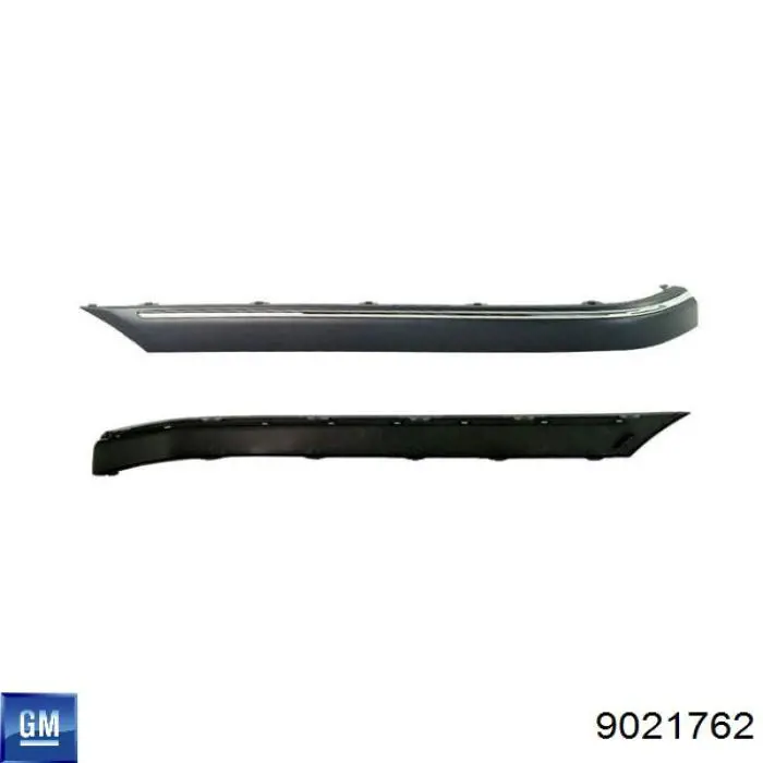 Решітка переднього бампера, нижня 9021762 General Motors