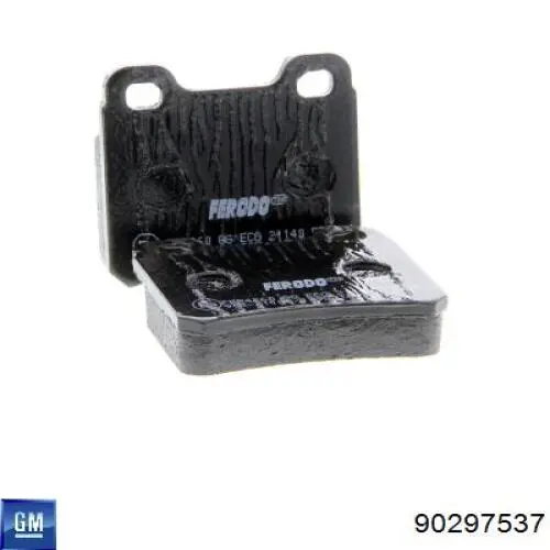 90297537 General Motors Колодки гальмівні задні, дискові