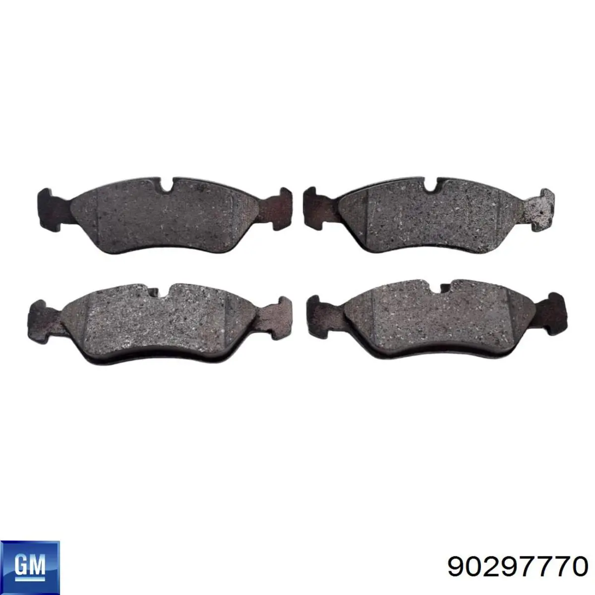 Передні тормозні колодки 90297770 General Motors