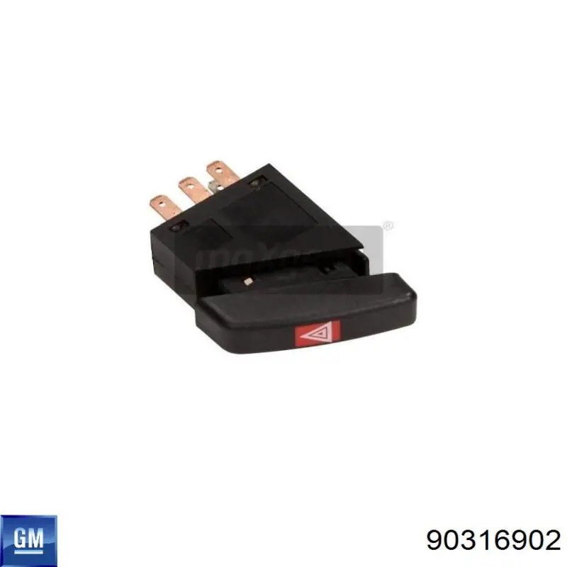 Купити 013012410656A Dello/Automega Кнопка включення аварійного сигналу