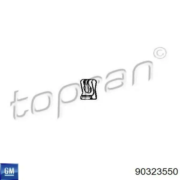 Подушка глушника 90323550 General Motors