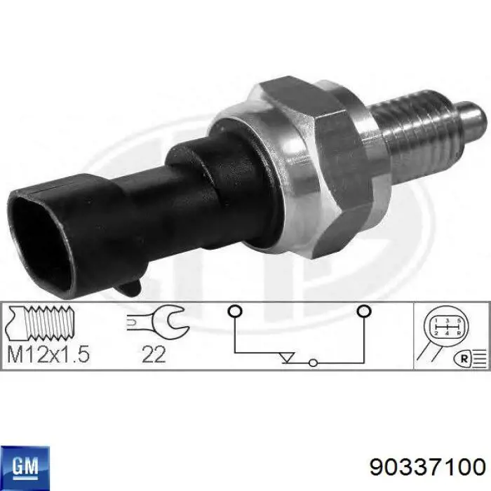 Датчик ліхтарів заднього ходу General Motors 90337100 ціна, від 8.25 USD