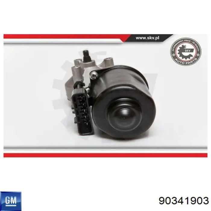 Купити 90341903 General Motors Мотор двірника