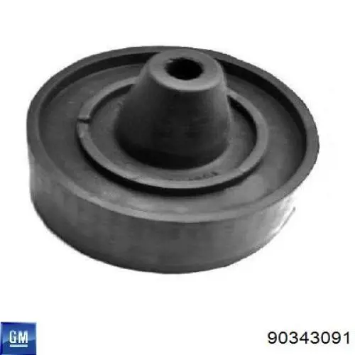Купити 90343091 General Motors Проставка (гумове кільце) пружини задньої, верхня