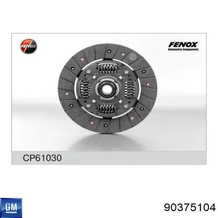Зчеплення General Motors 90375104 ціна, від 29.20 USD