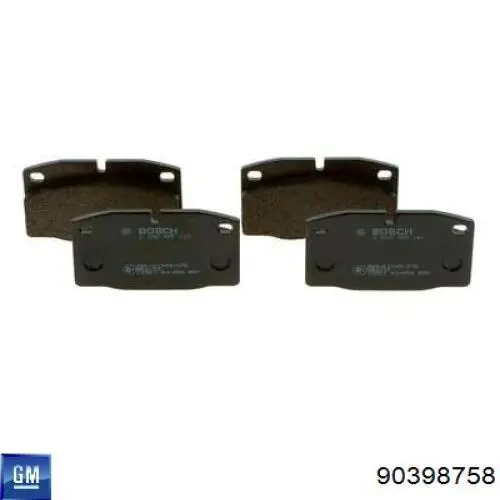 Купити 90398758 General Motors Колодки гальмівні передні, дискові