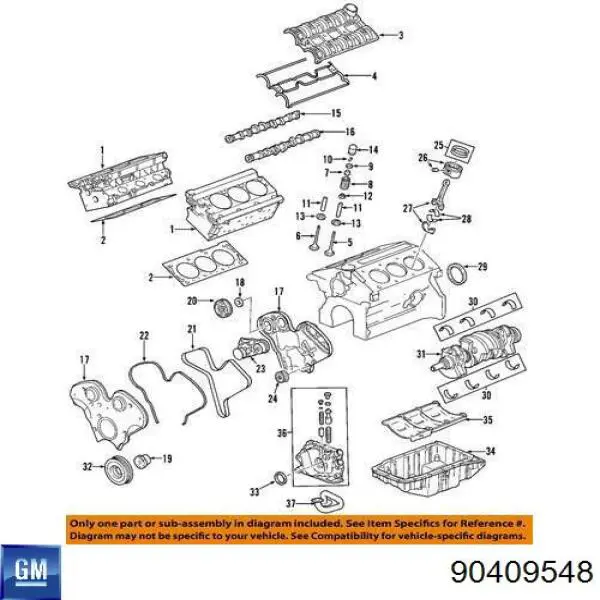 Зірка-шестерня приводу коленвалу двигуна General Motors 90409548 ціна, від 122.29 USD