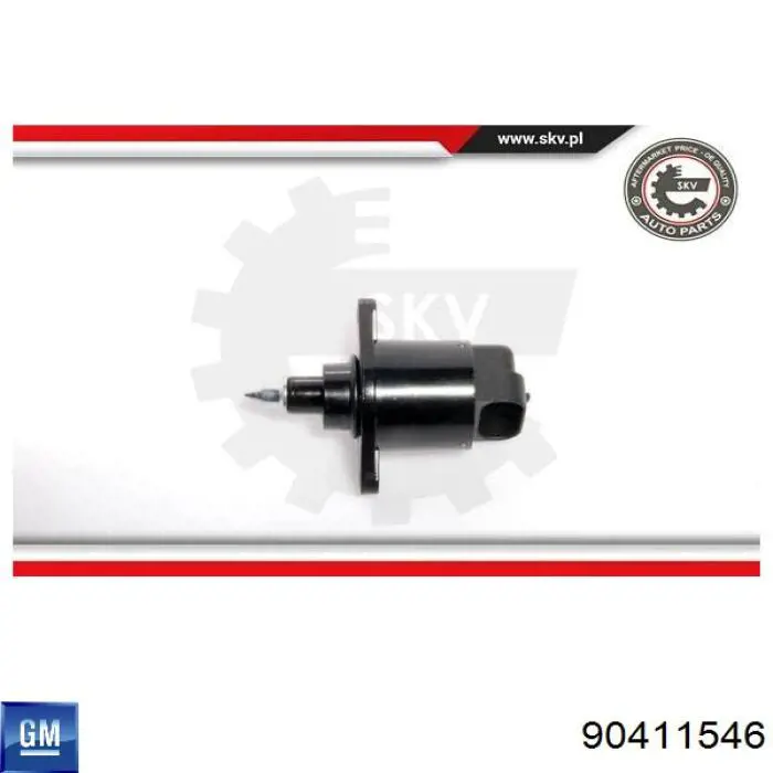 Клапан холостого ходу General Motors 90411546 ціна, від 42.61 USD