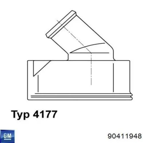 Термостат 90411948 General Motors