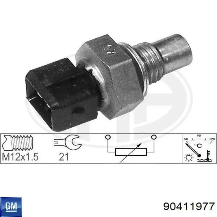 Купити 90411977 General Motors Датчик температури охолоджуючої рідини