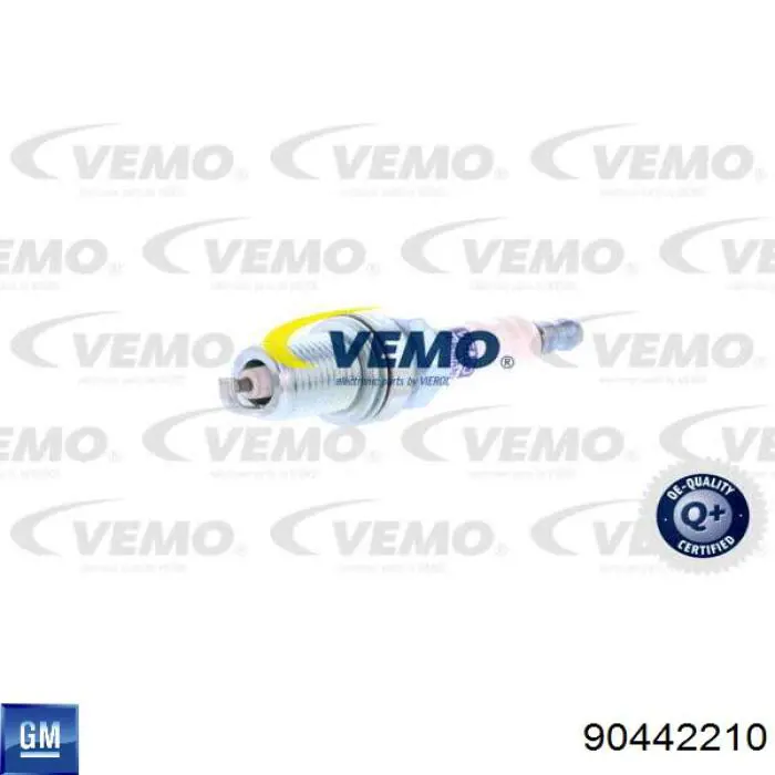 Свічки запалювання 90442210 General Motors
