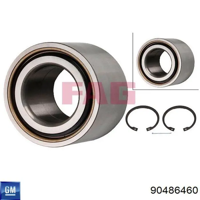 Купити 90486460 General Motors Підшипник ступиці передньої