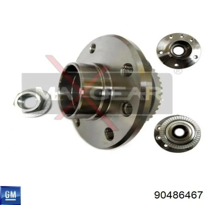 Маточина колеса передня General Motors 90486467 ціна, від 35.26 USD