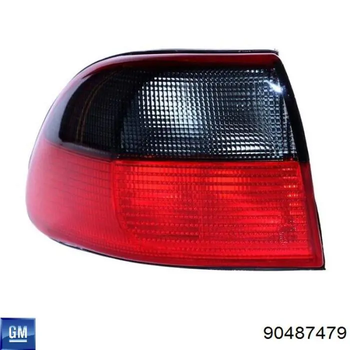Ліхтар задній лівий, зовнішній 90487479 Opel