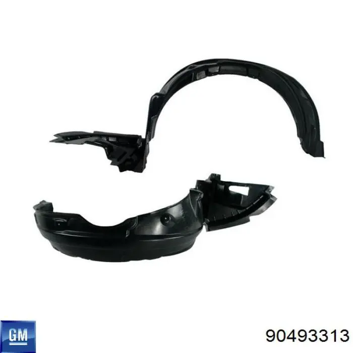 1102333 General Motors Підкрилок переднього крила, правий