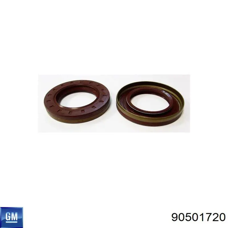 Сальник коленвалу 90501720 General Motors