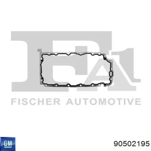 0652605 Opel прокладка піддону картера двигуна