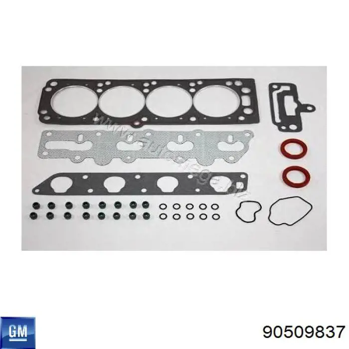 Комплект прокладок двигуна, верхній General Motors 90509837 ціна, від 51.33 USD