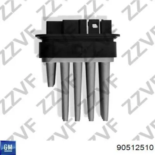 Резистор обігрівача General Motors 90512510 ціна, від 29.36 USD