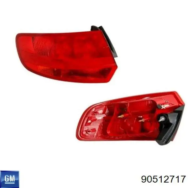 6223161 Opel Задня ліва фара