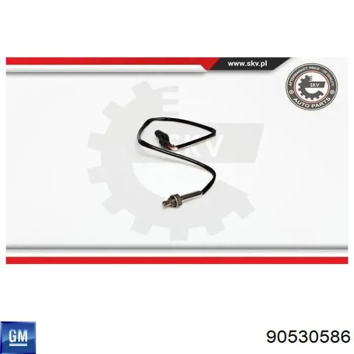 Лямбдазонд, датчик кисню до каталізатора 90530586 General Motors