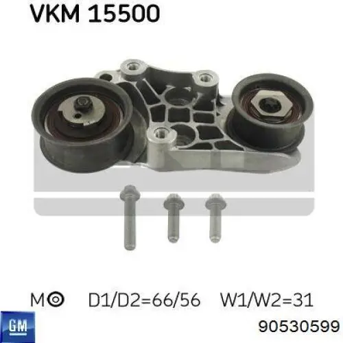 ГРМ ремінь General Motors 90530599