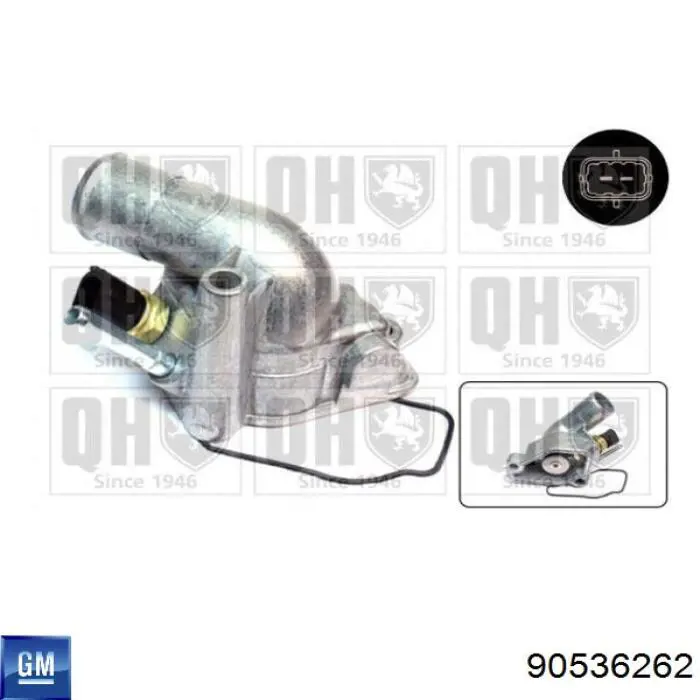 Корпус термостата 90536262 General Motors