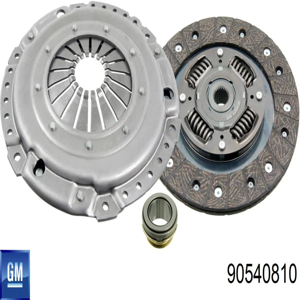 Купити 90540810 General Motors Комплект зчеплення (диск, корзина, підшипник)