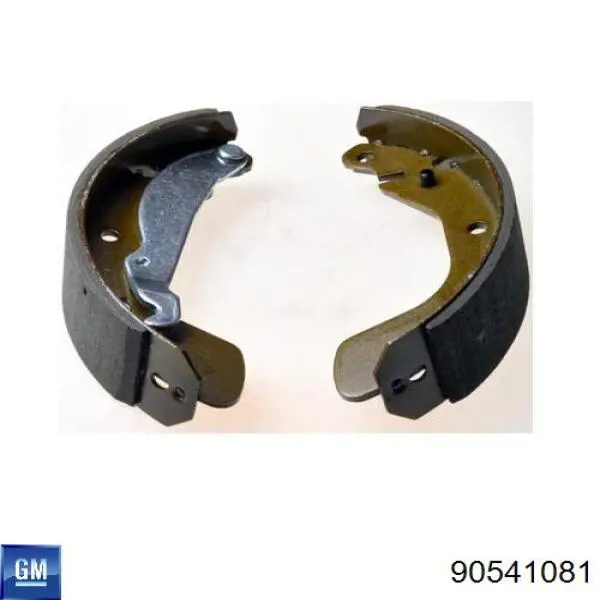 Колодки гальмові задні, барабанні 90541081 General Motors