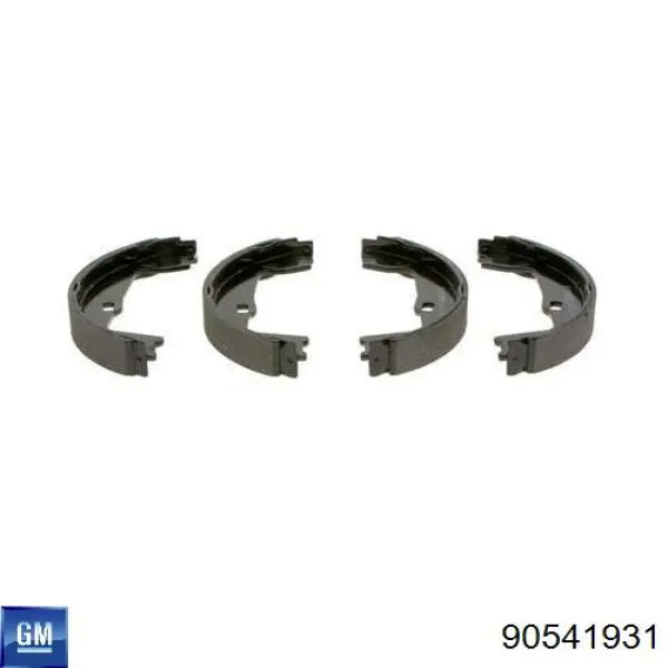 90541931 General Motors Гальмівні колодки ручника