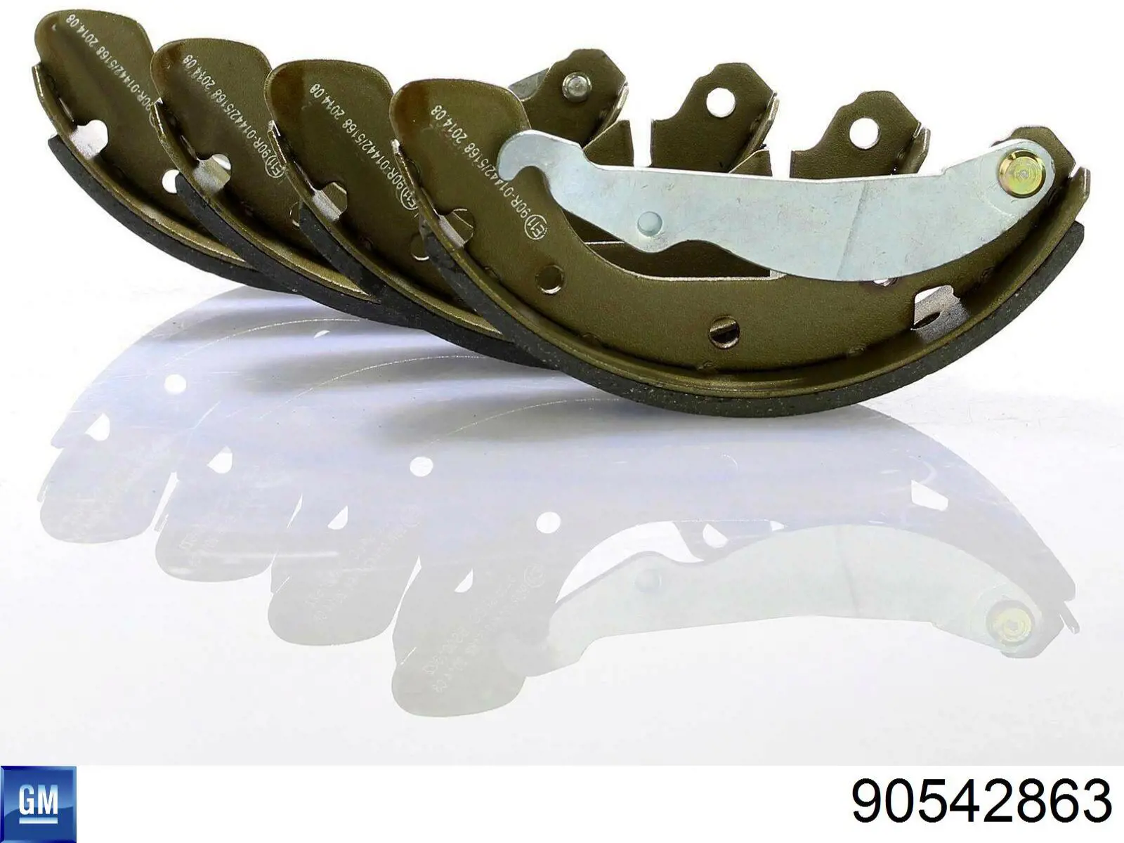 Купити 90542863 General Motors Колодки гальмові задні, барабанні