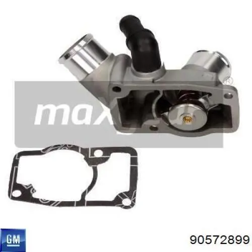 90572899 General Motors Корпус термостата в зборі