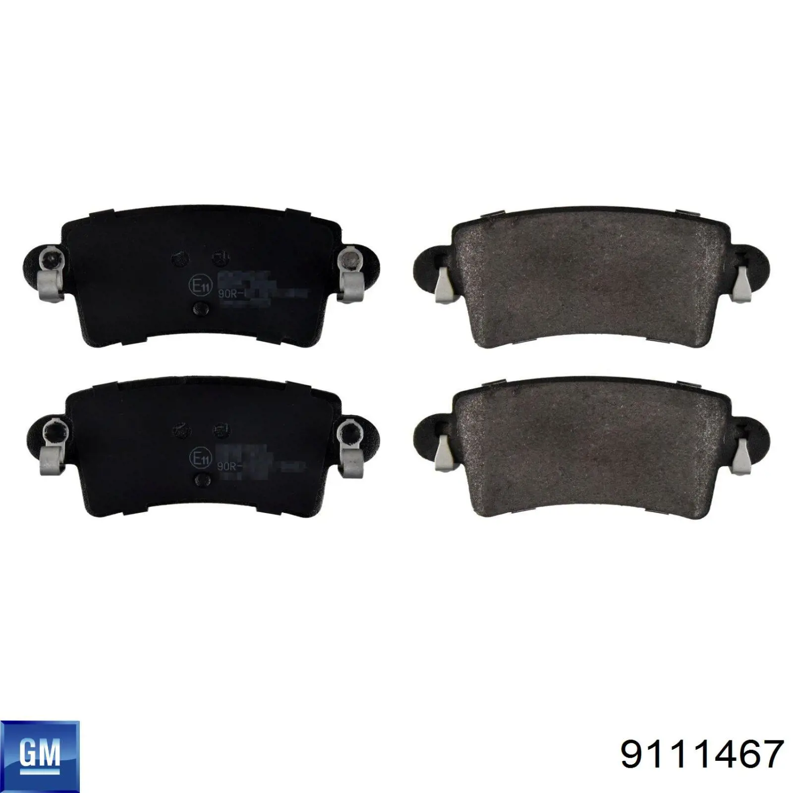 Купити 9111467 General Motors Задні колодки