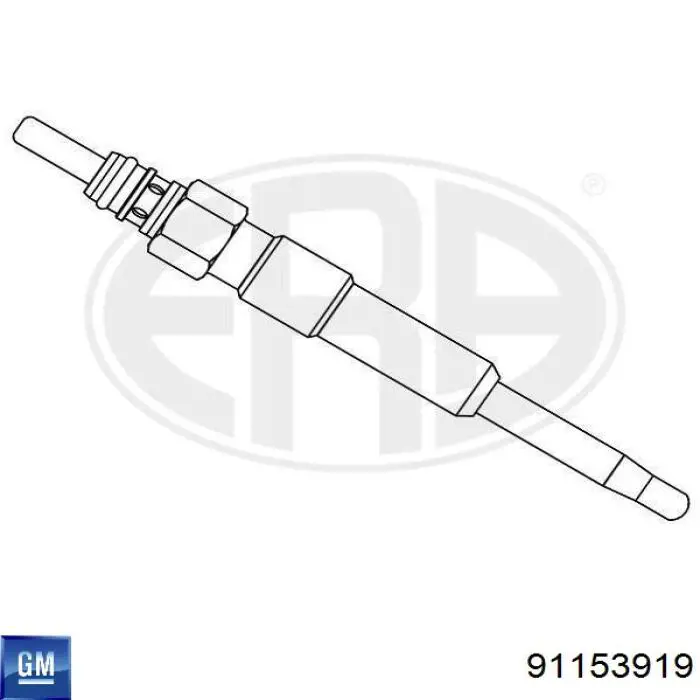 Свіча накалу General Motors 91153919 ціна, від 7.87 USD