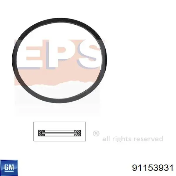 Прокладка термостата General Motors 91153931 ціна, від 0.39 USD