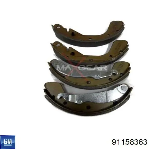 Купити 91158363 General Motors Колодки гальмові задні, барабанні
