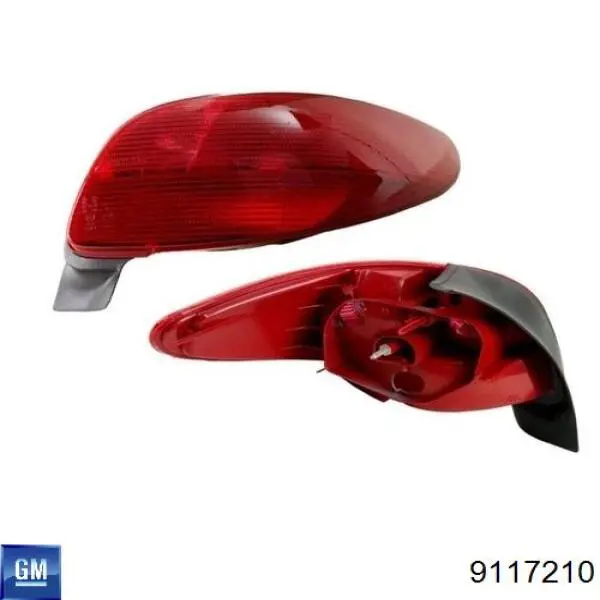 393203 Opel Задня ліва фара