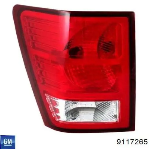 Задні ліхтарі General Motors 9117265 ціна, від 38.08 USD