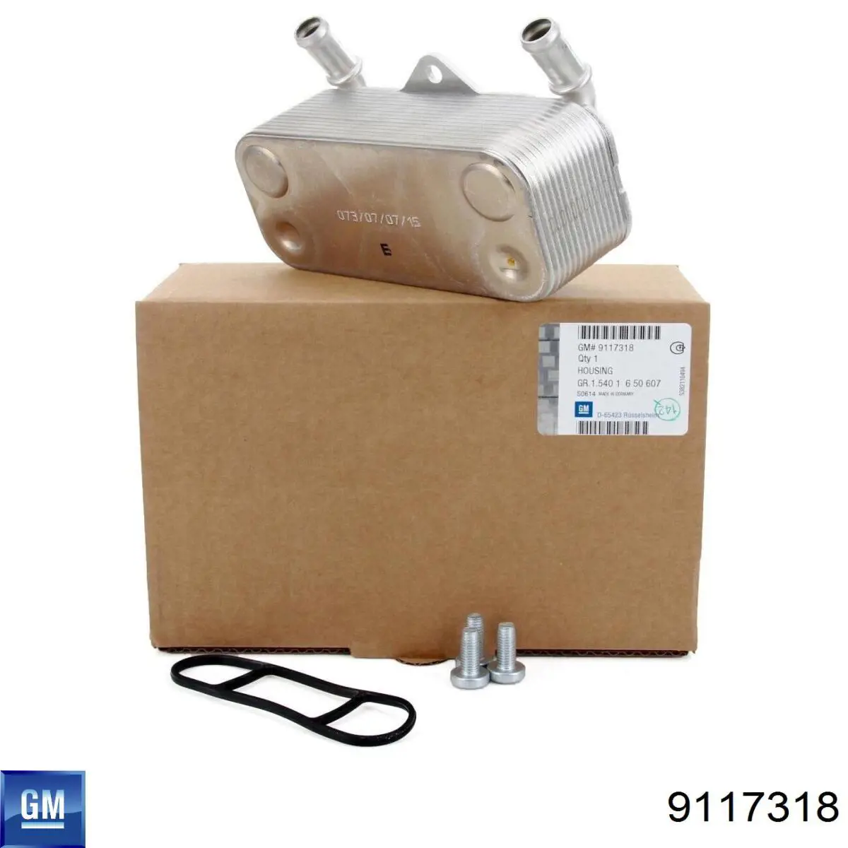 9117318 General Motors Радіатор масляний