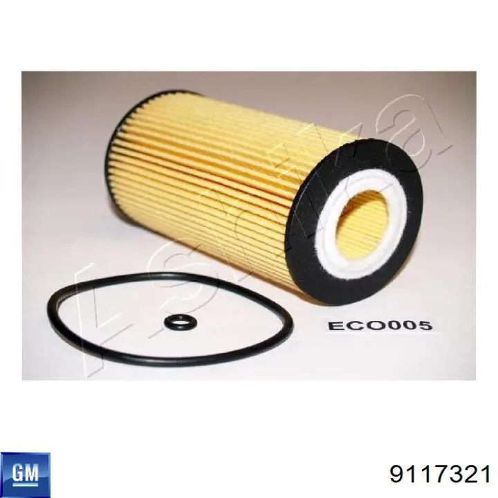 Купити 9117321 General Motors Фільтр очищення масла відцентровий