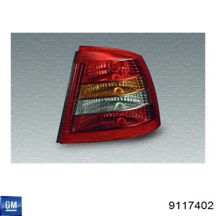9117402 General Motors Задня ліва фара